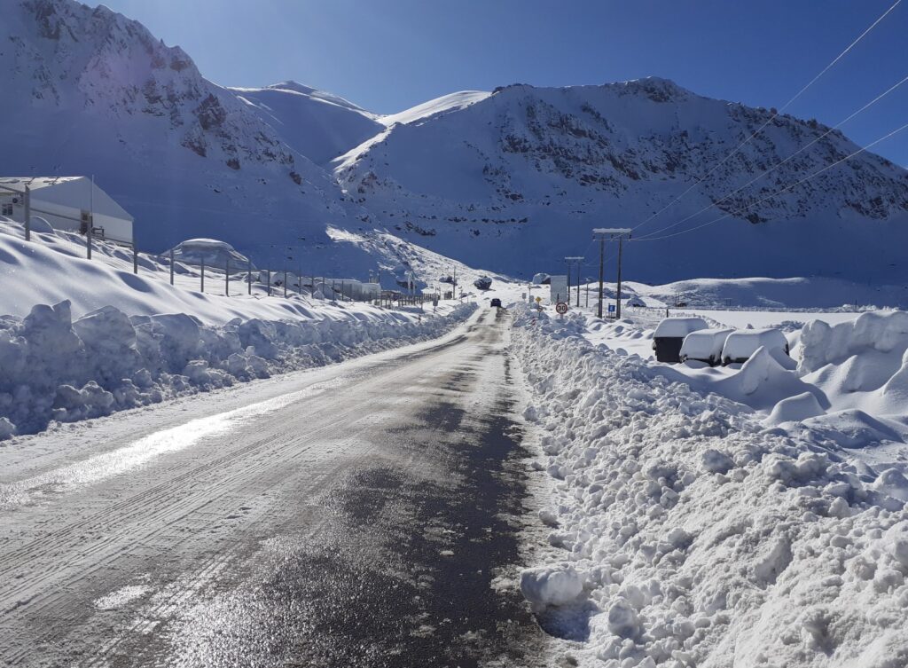 Day Trip to the Andes Mountains, west of Santiago.
