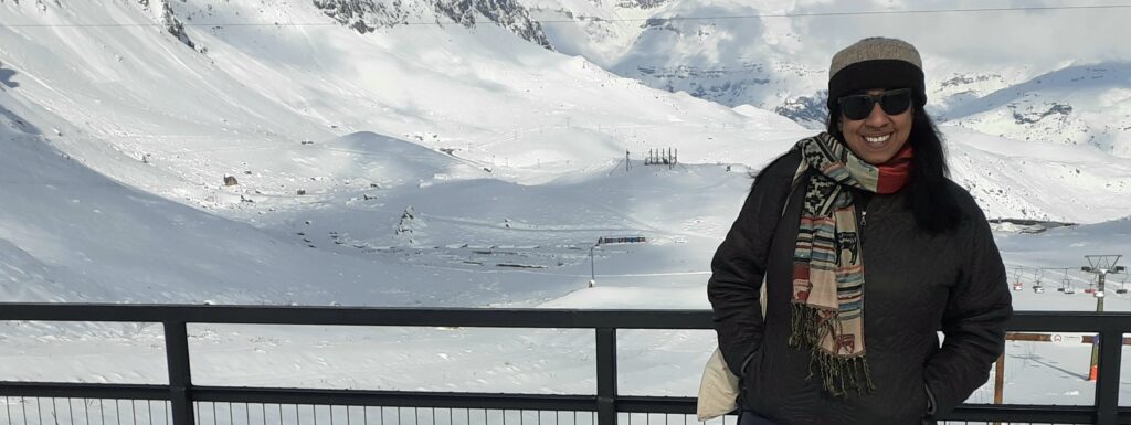 Day Trip to the Andes Mountains, west of Santiago.